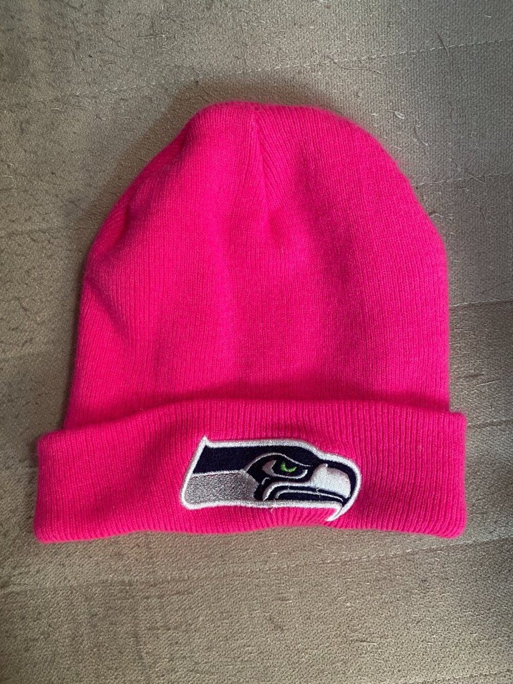 Hot Pink Seahawks Beanie
